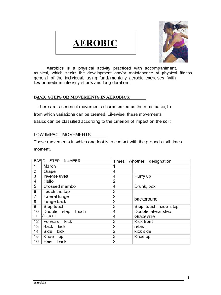 Aerobic PDF | PDF | Aerobic Exercise