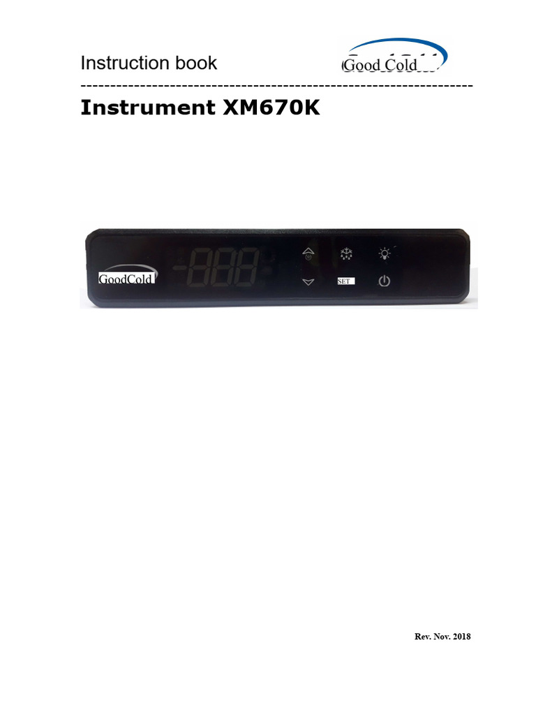 Instructions XM670k Nov 2018 | PDF | Power Supply | Parameter (Computer ...