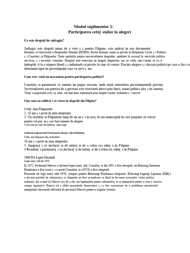 Modul Suplimentar01 | PDF