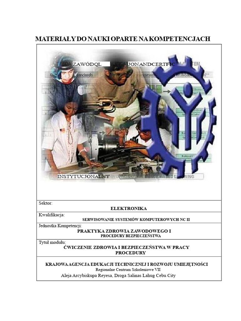 Podstawy4. Ćwiczenie Procedur BHP | PDF