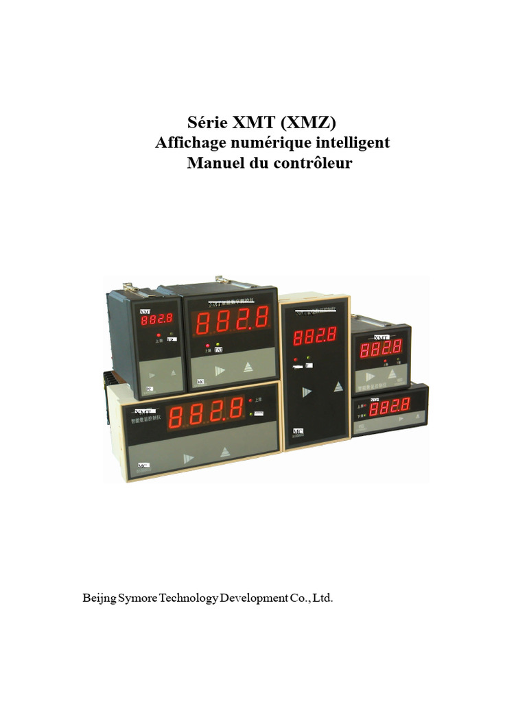 Manuel XMT - Manual - FR | PDF | Thermocouple | Données numériques