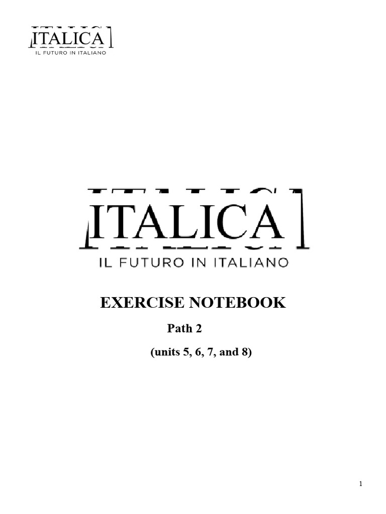 Essential Italian - PATH2handout | PDF | Grammatical Gender | Bathroom