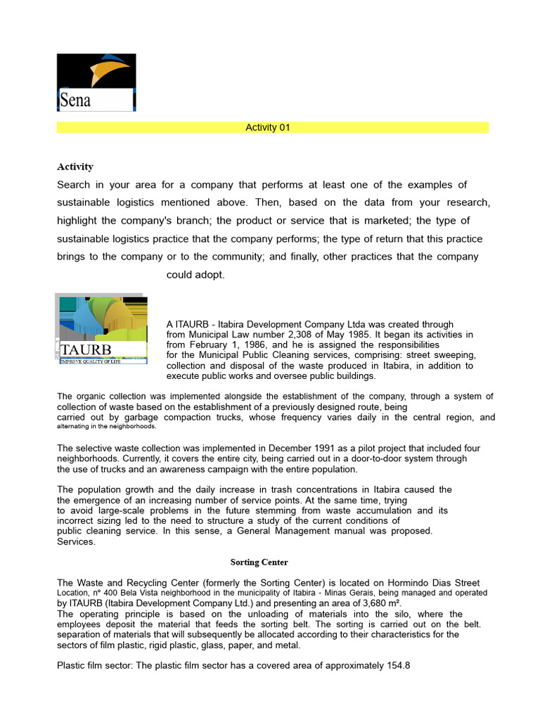 Activity 01 Uc 11 | PDF | Recycling | Plastic