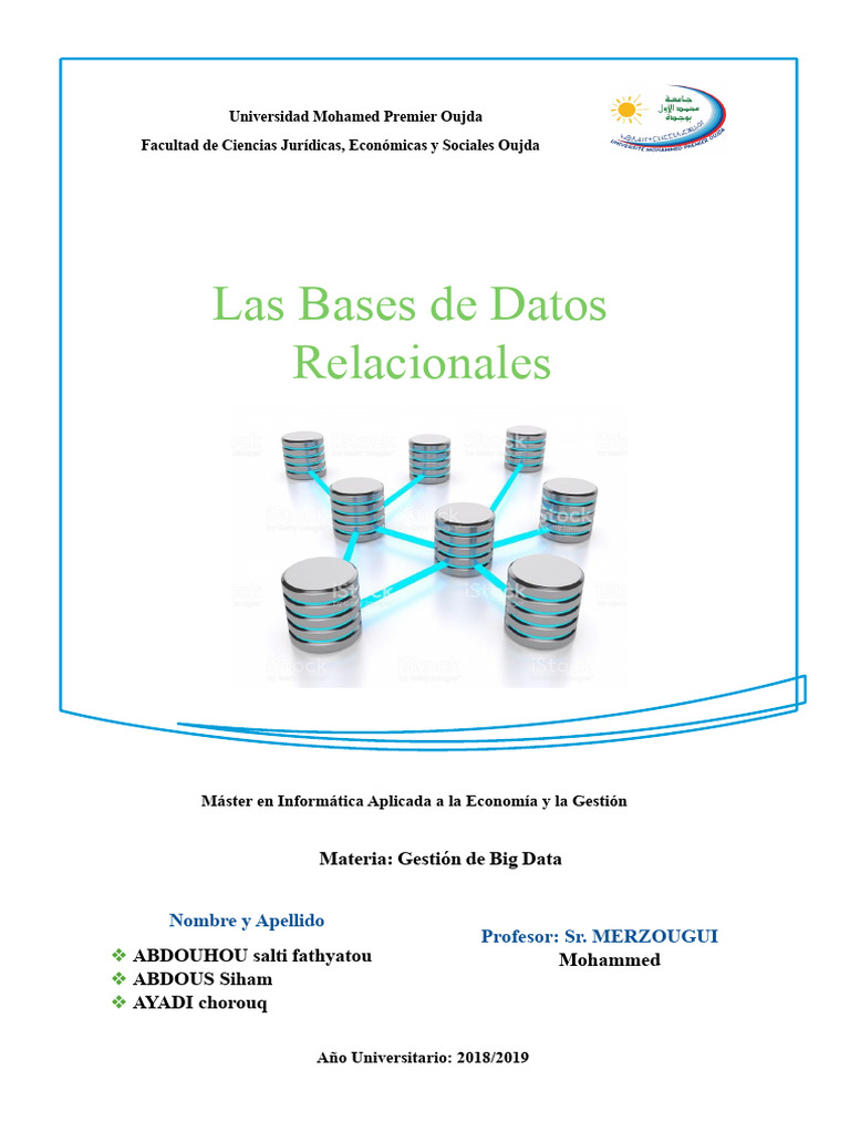 Introducción a las Bases de Datos Relacionales | PDF | Bases de datos ...
