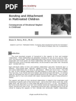 Bonding and Attachment in Maltreated Children Bruce Perry