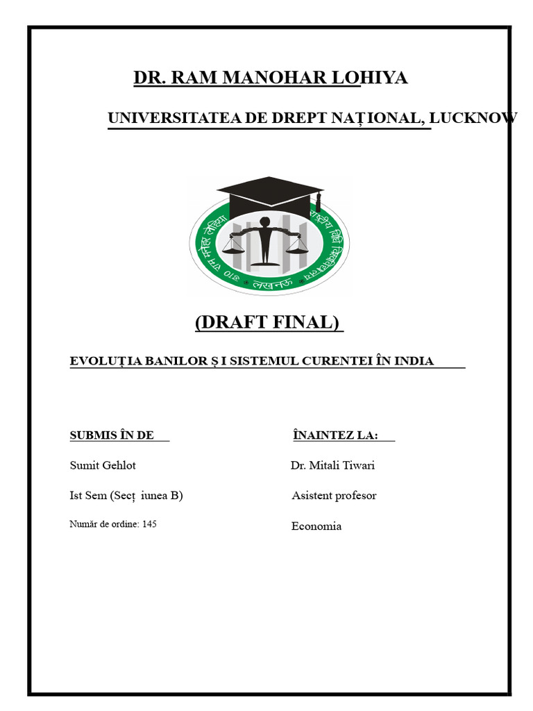 Sistemul Monetar Indian | PDF