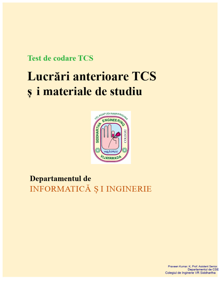 Codare TCS | PDF