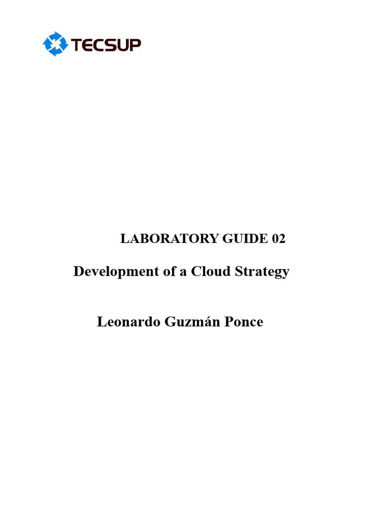 Cloud Strategy Development Guide | PDF | Php | Cloud Computing
