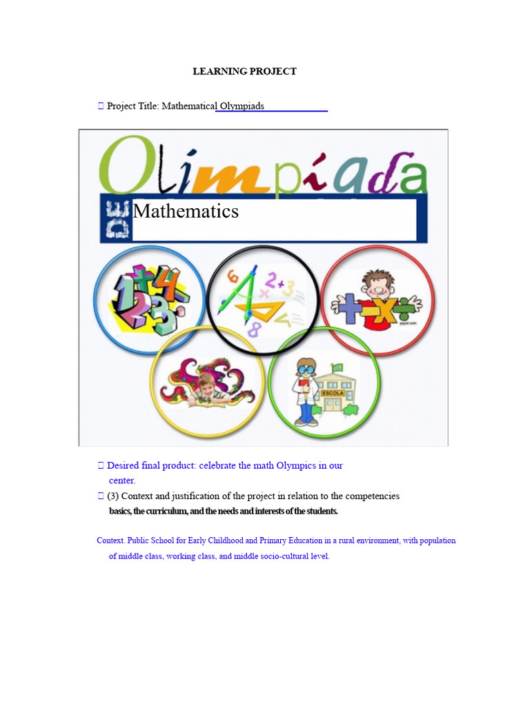 Celebrating Math Olympics in Education | PDF | Mathematics