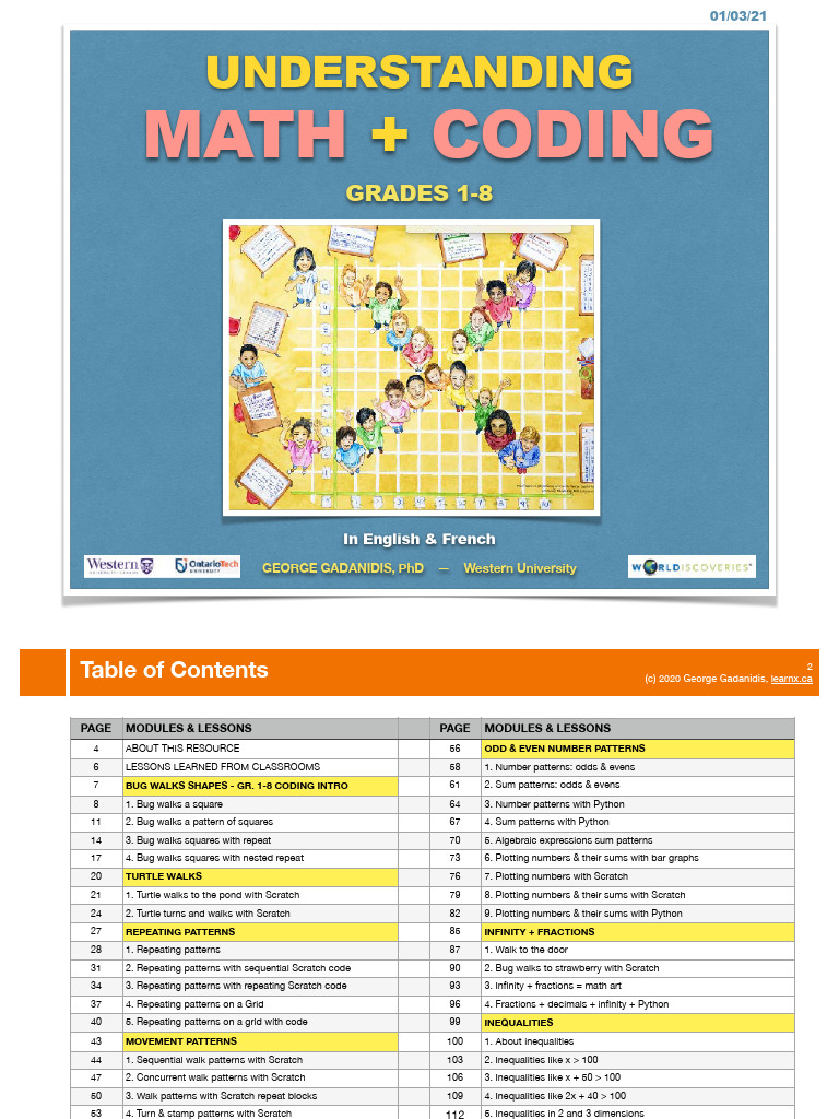 Understanding Math + Coding Tasks For Primary | PDF | Mathematics