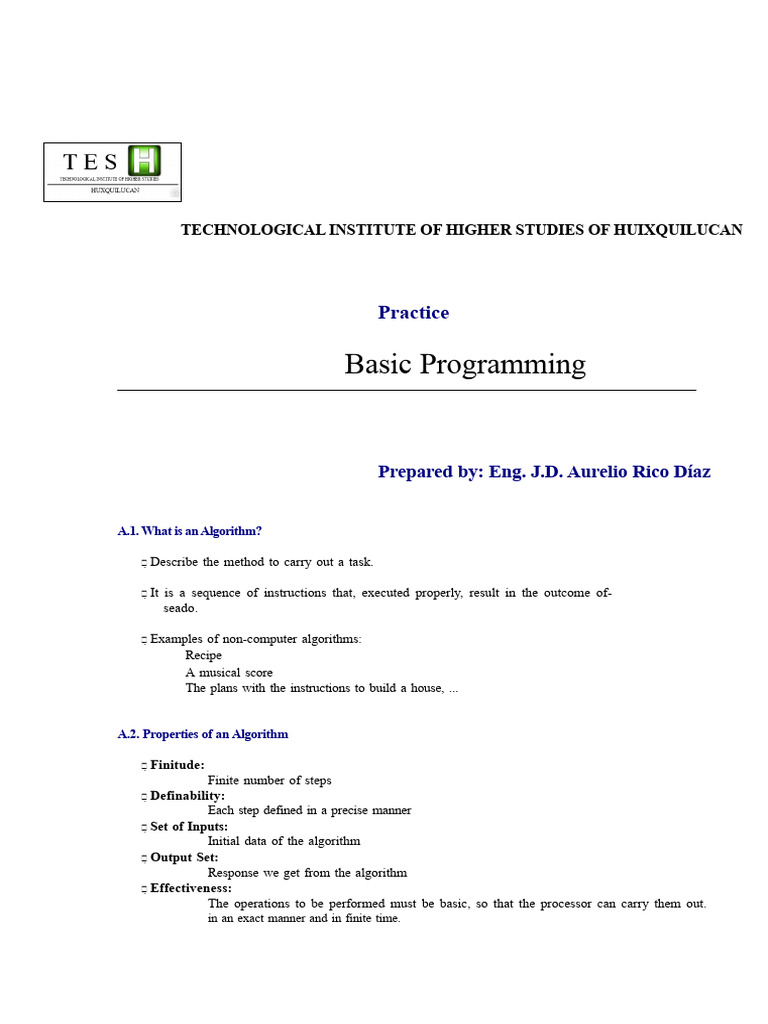 Algorithm and Flowcharts (Exercises in C++ and Raptor) | PDF ...