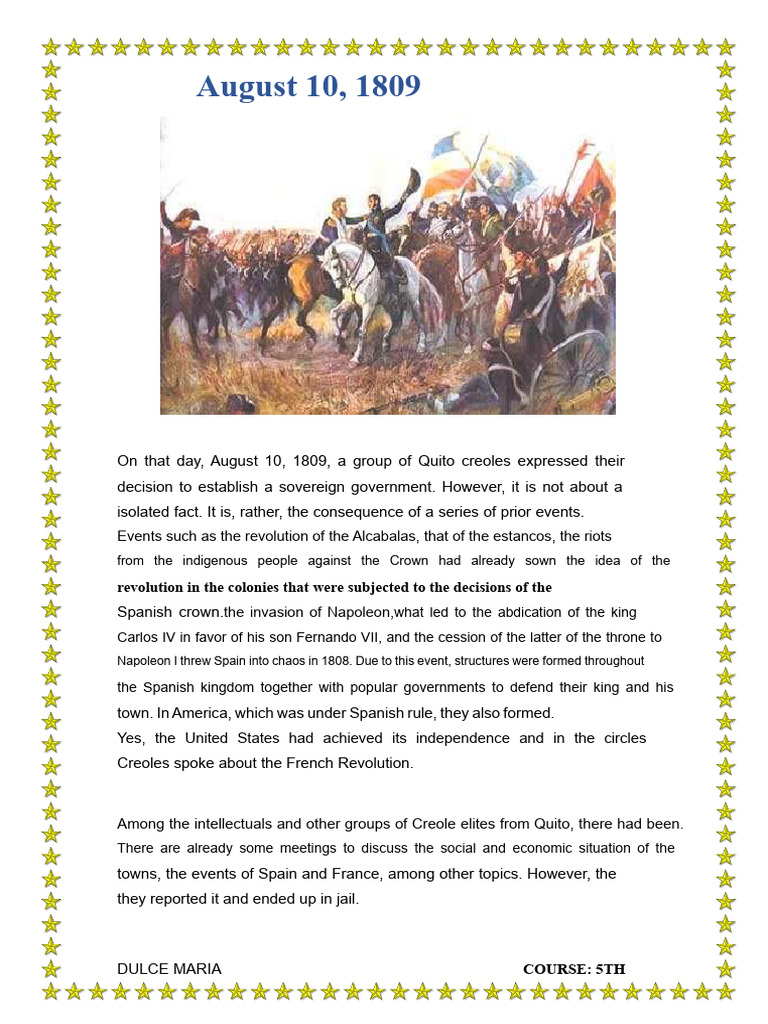 August 10, 1809 | PDF