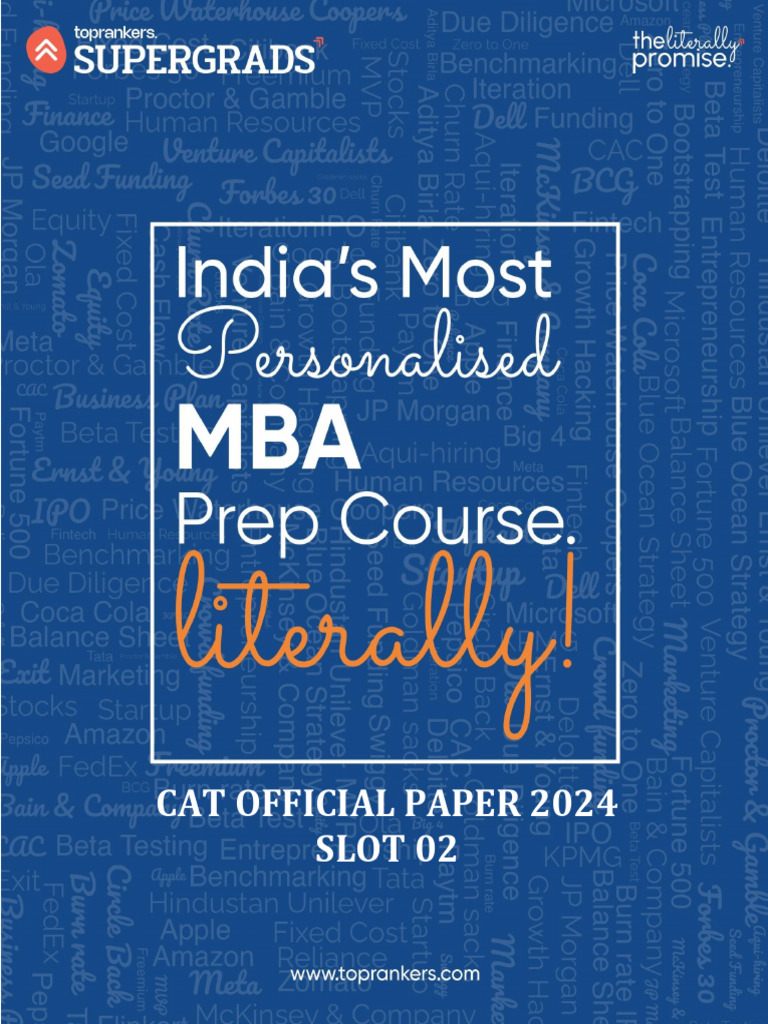 Cat Previous Papers 2024 Slot 2 Merge Final 4 028e1b04091fb | PDF ...