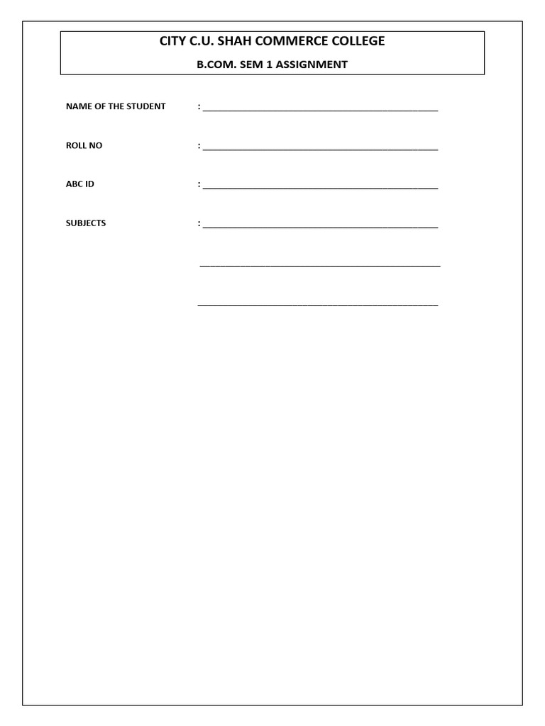 Sem 1 | PDF