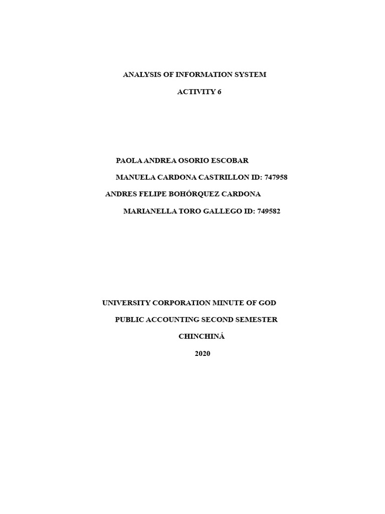 Information System Analysis | PDF | Enterprise Resource Planning | Business