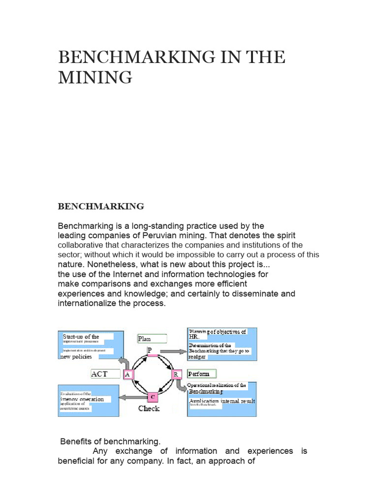Benchmarking in Mining | PDF | Mining | Transport