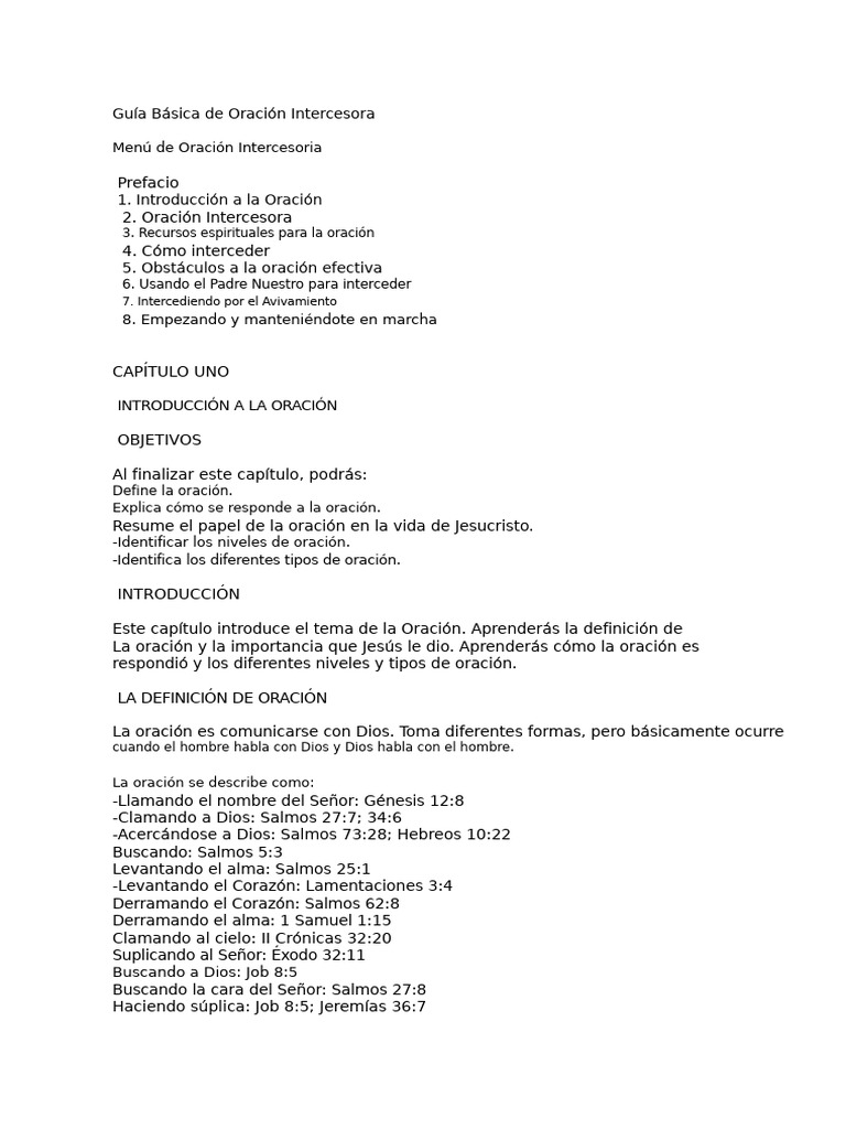 Guía de Oración Intercesora Esencial | PDF | Intercesión | Oración