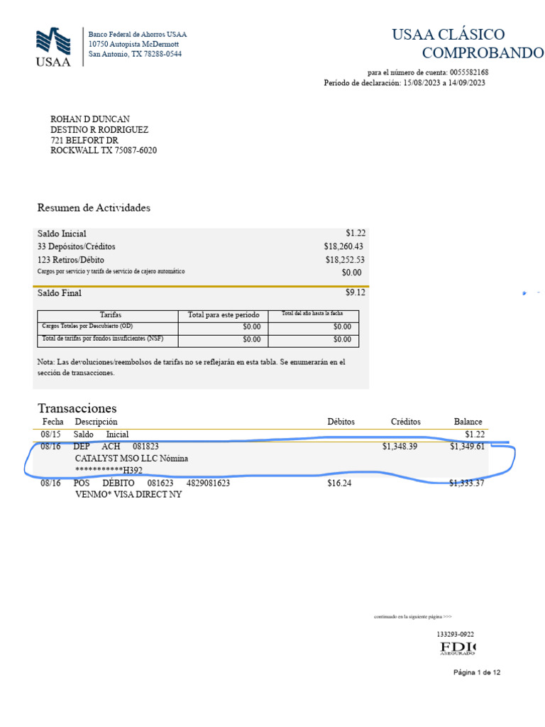 Recibo de Usaa Sharecd7bcc1f 3817 4d83 Bae5 Bdb429ce1a15 | PDF ...