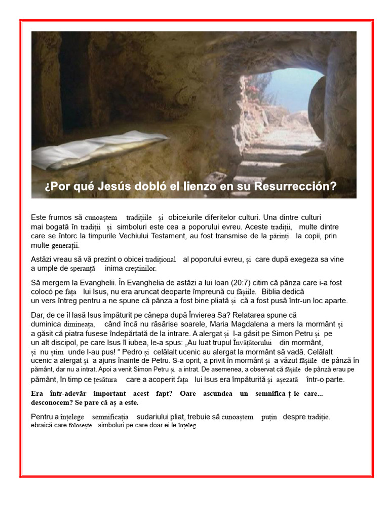 De Ce Isus A Îndărătat Pândul? | PDF