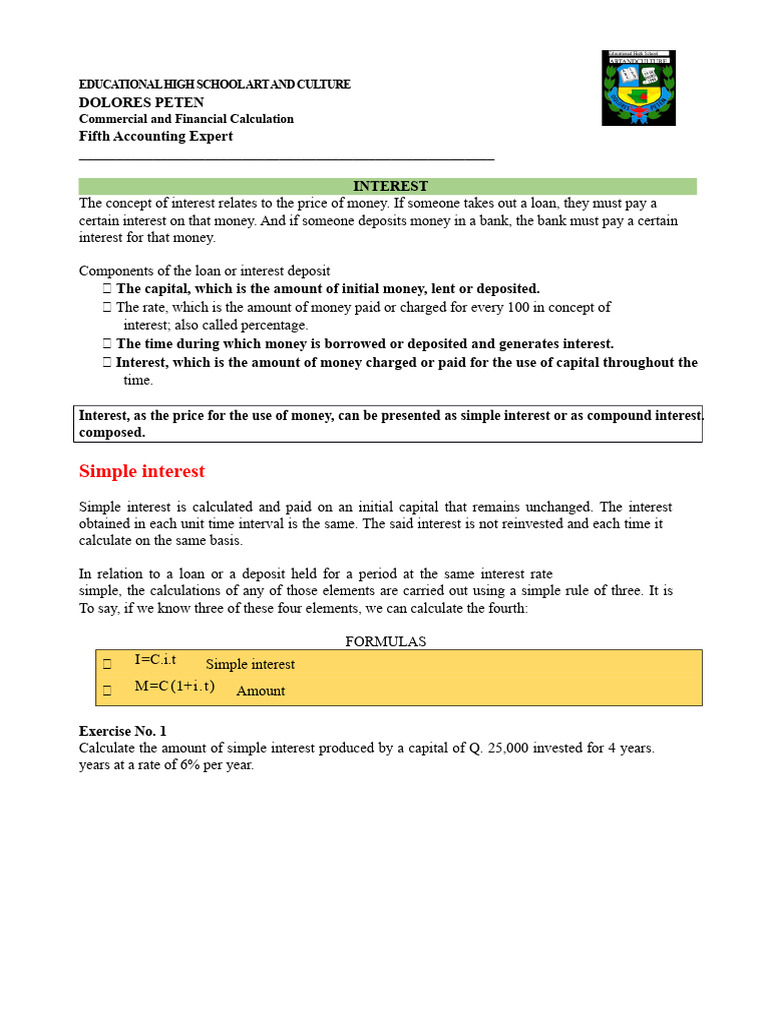 Simple and Compound Interest | PDF | Interest | Compound Interest