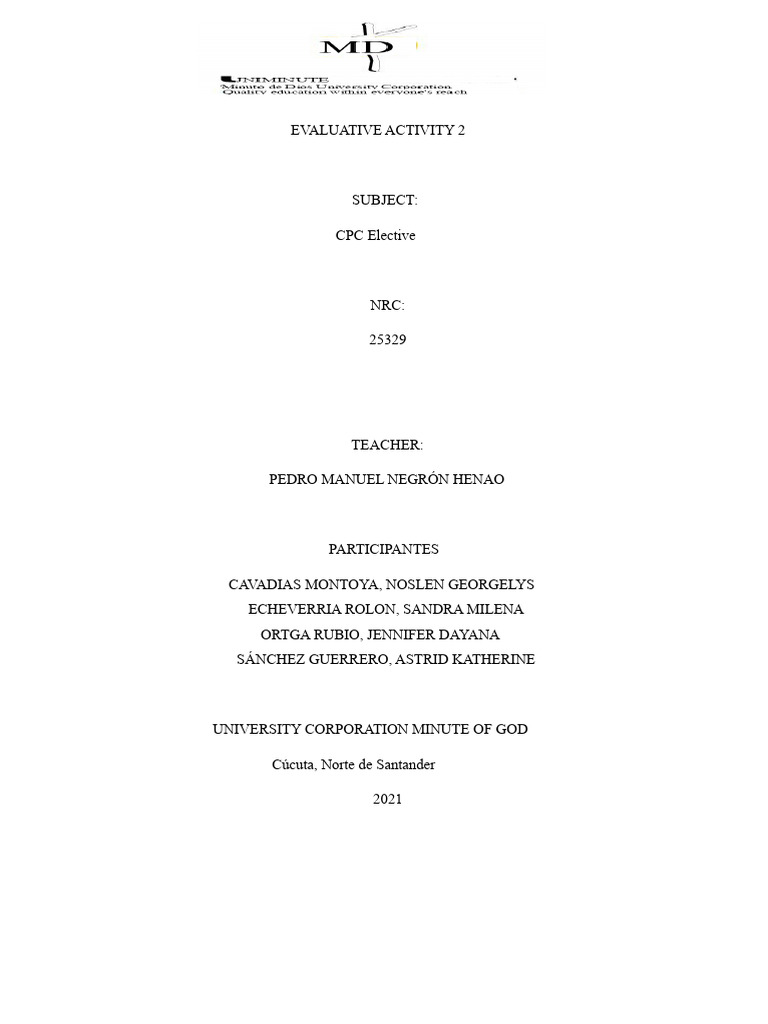 Activity 2 | PDF | Teaching Mathematics | Thought