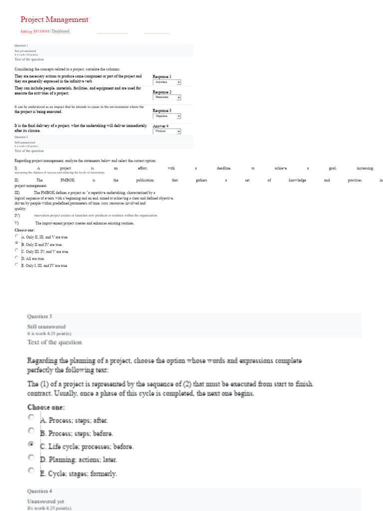 EduLeg - Project Management - Final Assessment | PDF | Project Management