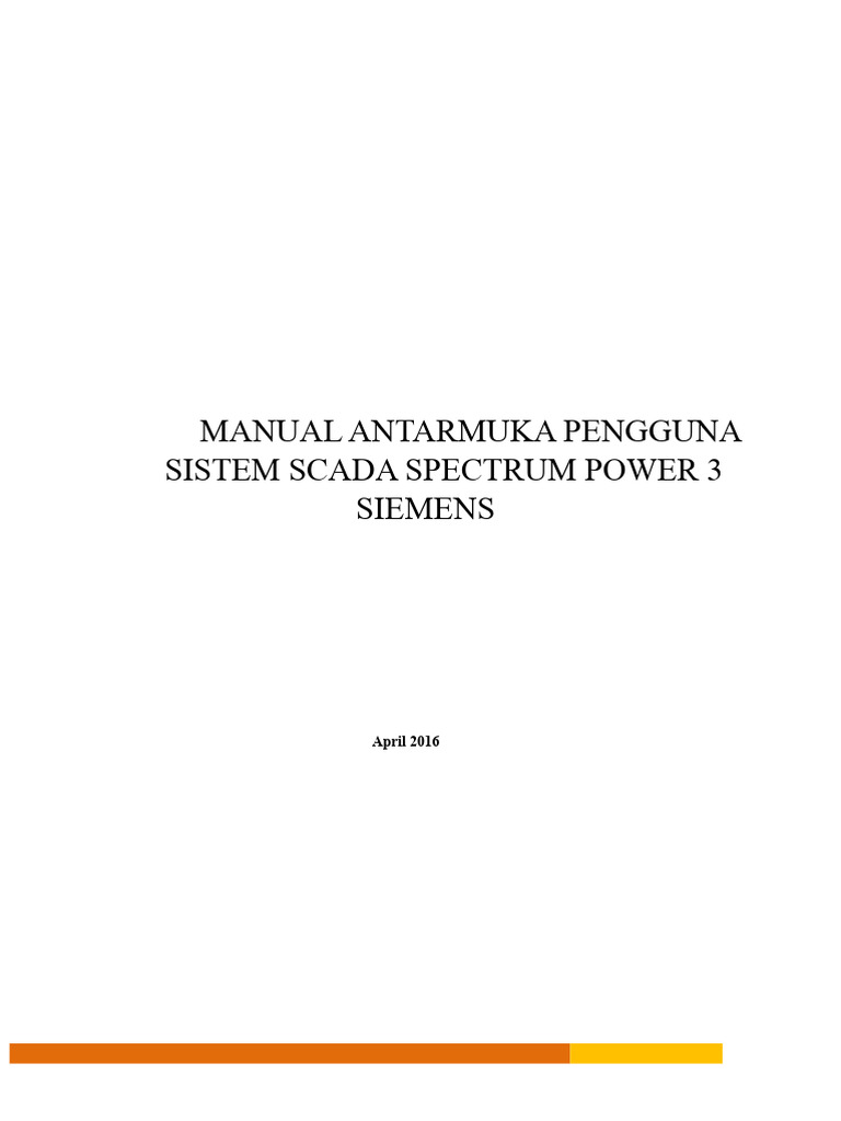Panduan Antarmuka SCADA Spectrum 3 | PDF