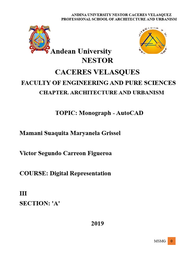 AutoCAD Monograph for Architecture Students | PDF | Computer Aided ...