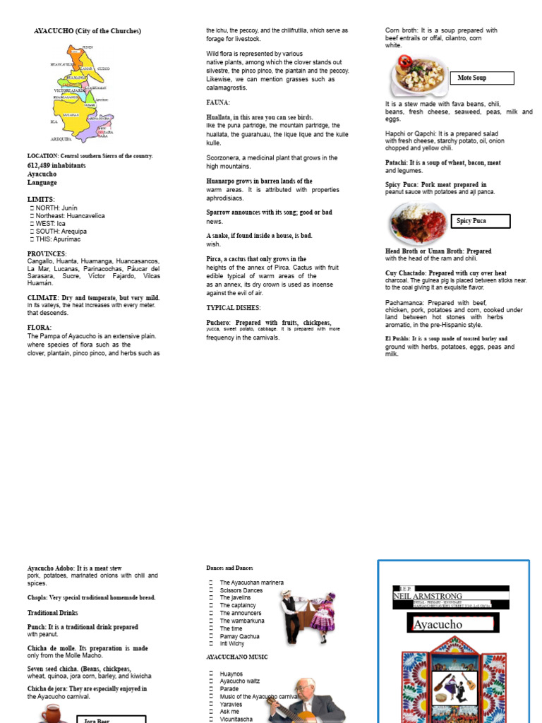 Triptych Ayacucho | PDF | Offal | Food And Drink Preparation