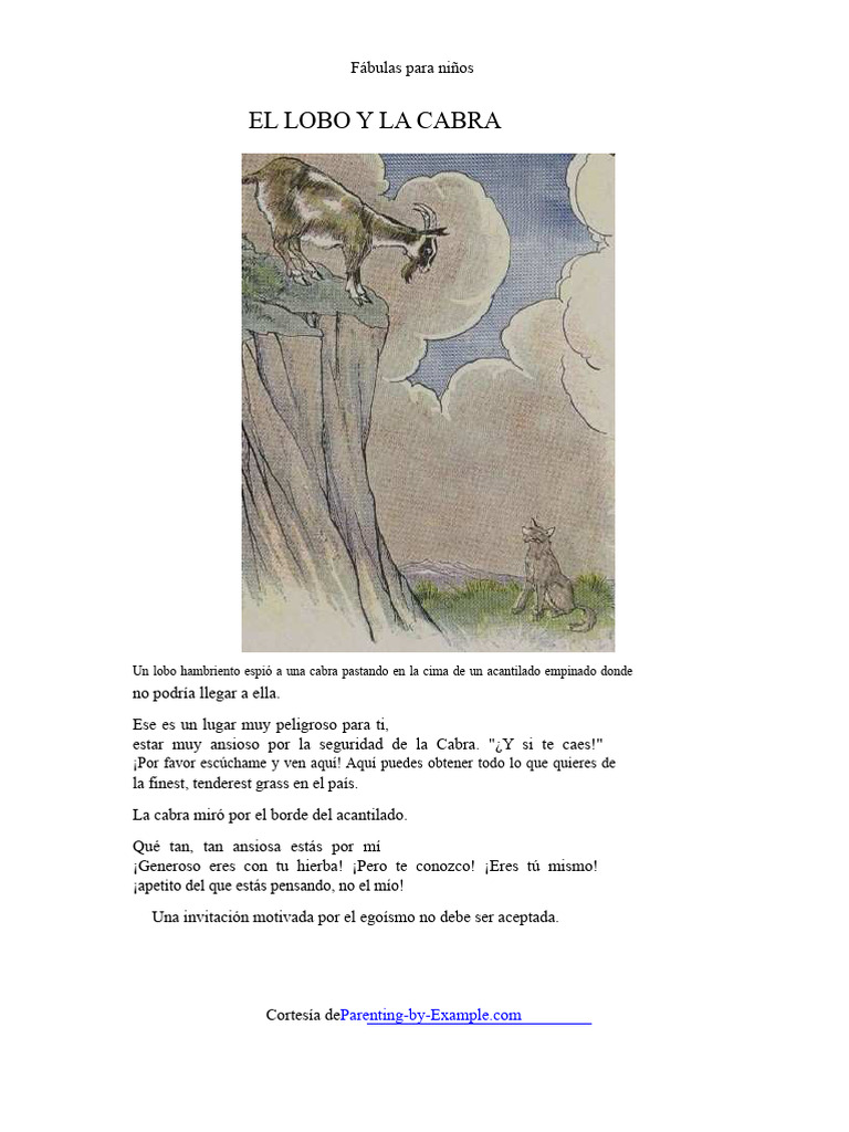 El Lobo y La Cabra | PDF