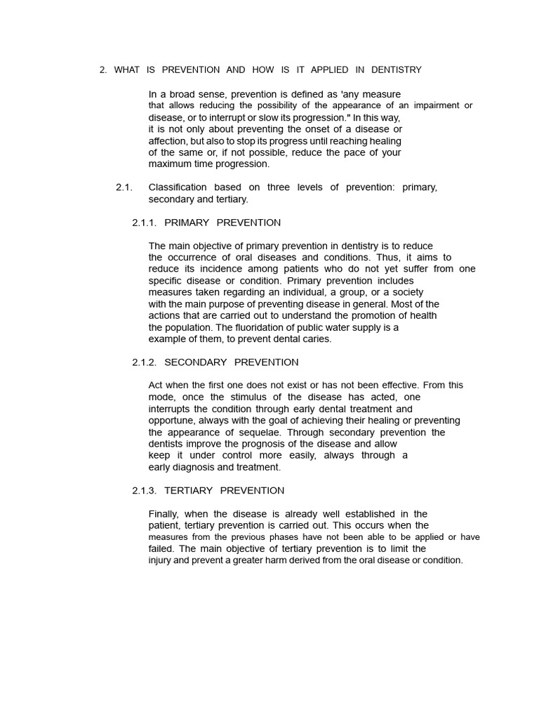 Dental Prevention | PDF | Oral Hygiene | Dentistry