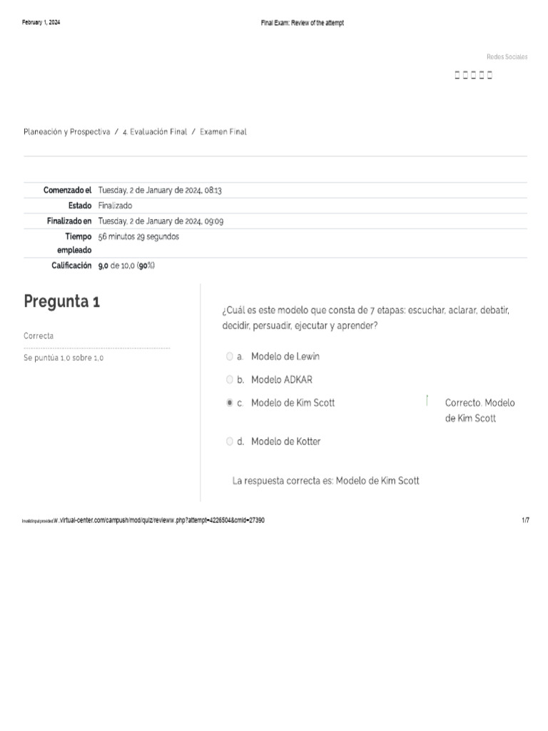 Final Exam Attempt Review Guide | PDF | Tests | Qualifications