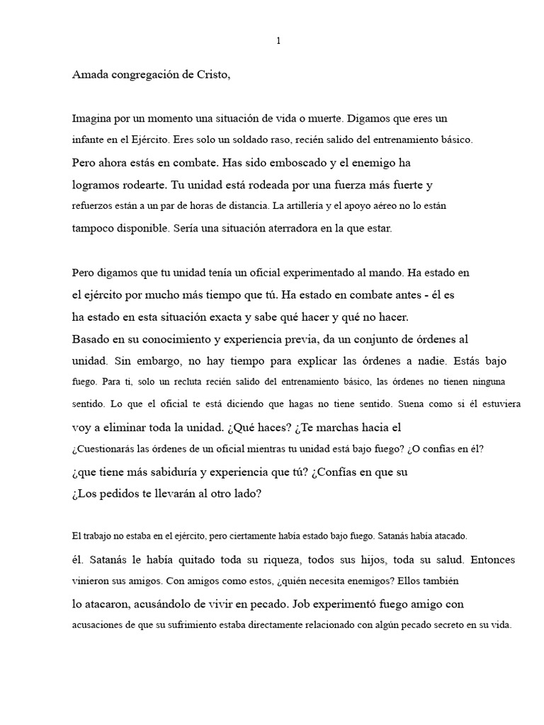 Humildad y fe en el sufrimiento de Job | PDF | Libro de trabajo | Dios