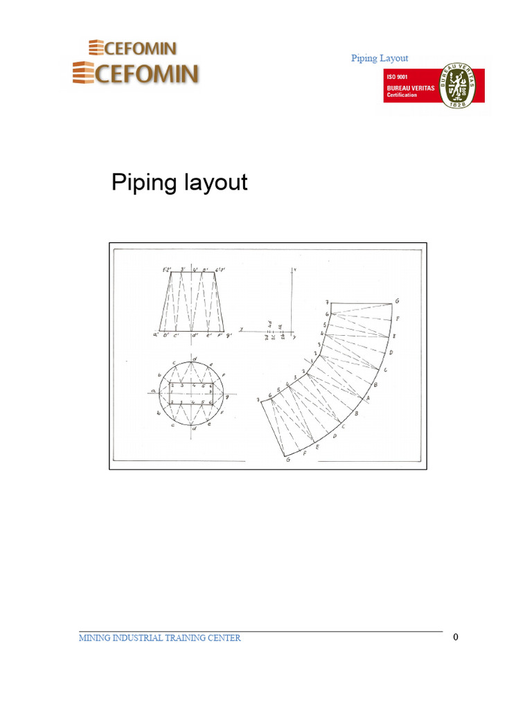 Piping Layout Techniques and Guidelines | PDF | Circle | Ellipse