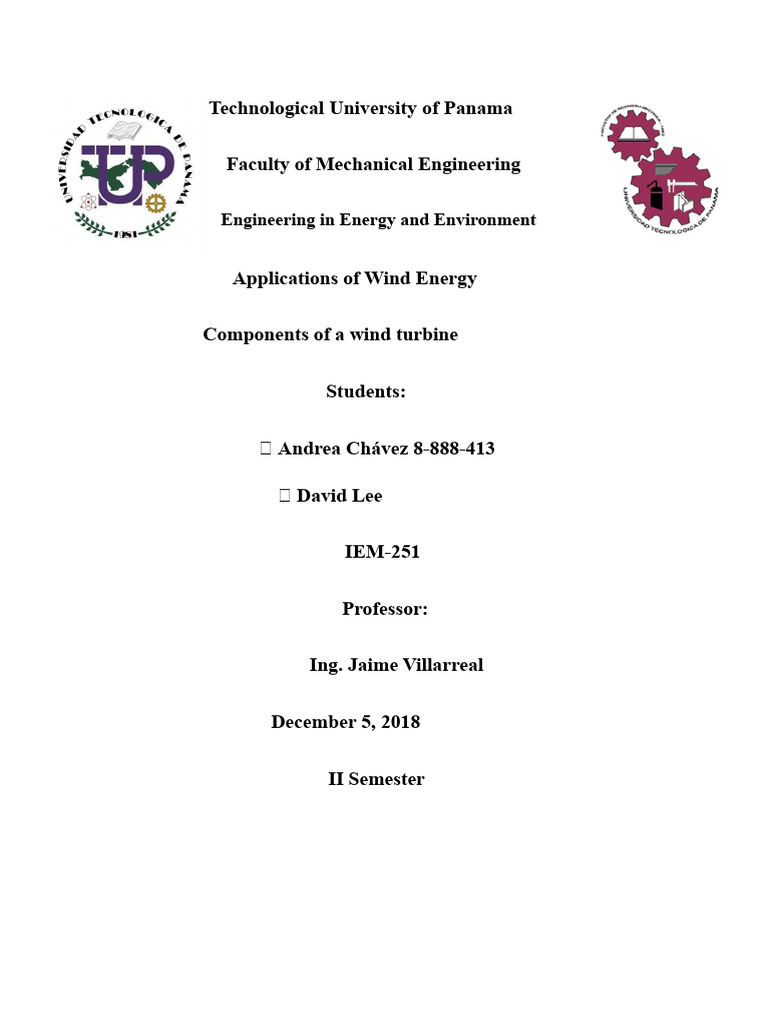 Wind Turbine Components Overview | PDF | Electric Generator | Wind Turbine