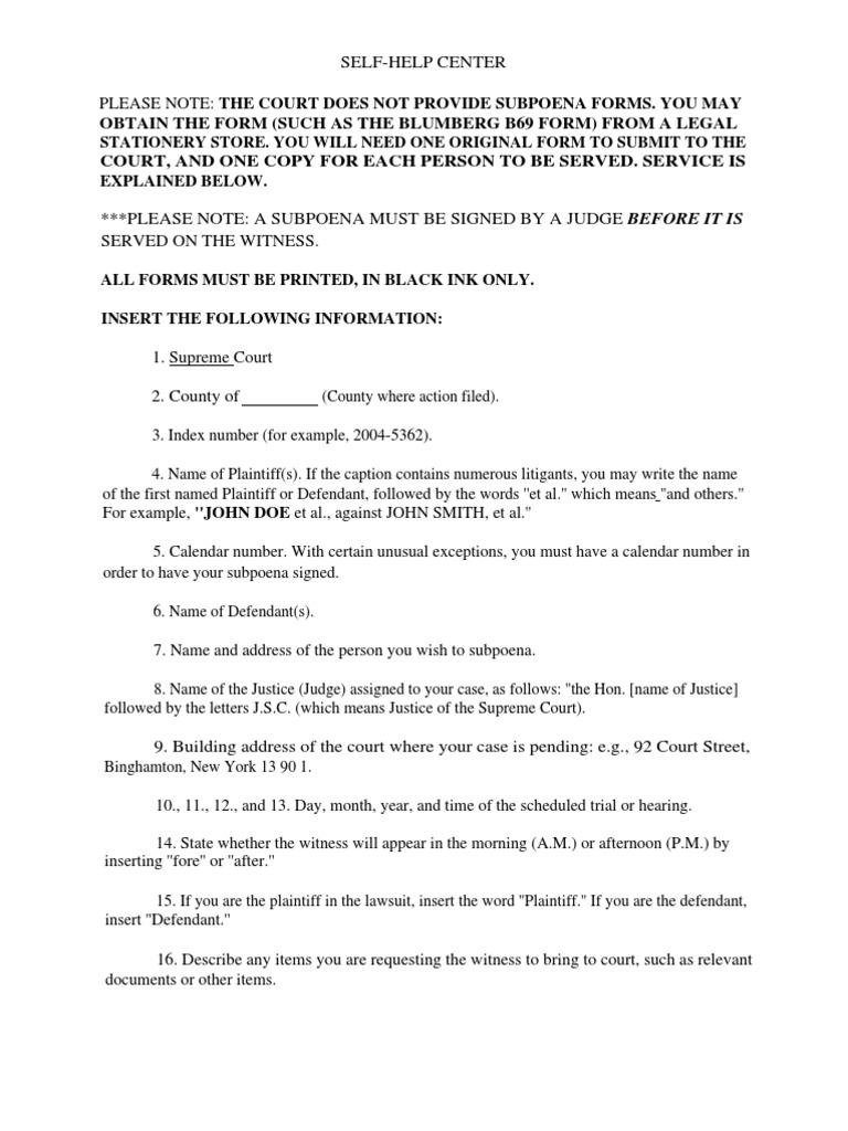Ad 01 | PDF | Subpoena | Judge