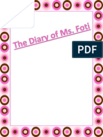 The Diary of Ms. Foti