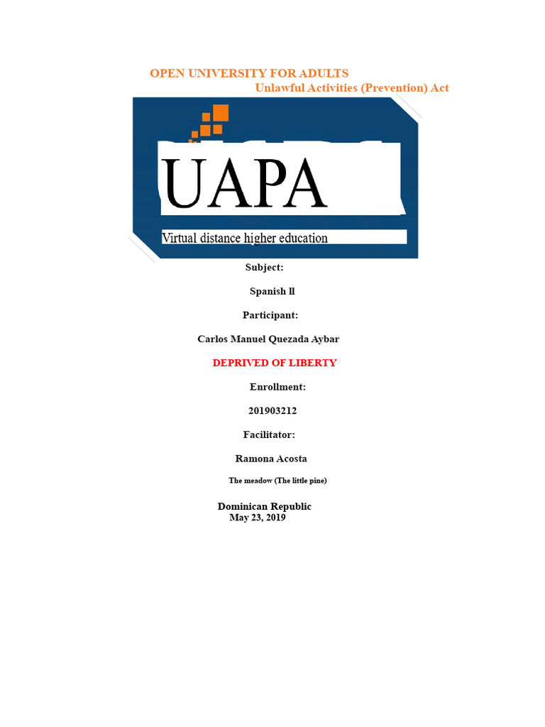 Spanish 2 Assignment 6 | PDF | Expert | Knowledge