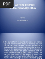 The Working Set Page Replacement Algorithm