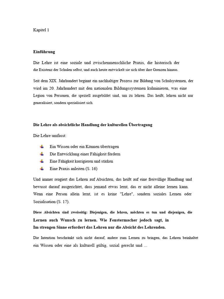 Methoden Des Unterrichts. Davini Zusammenfassung | PDF