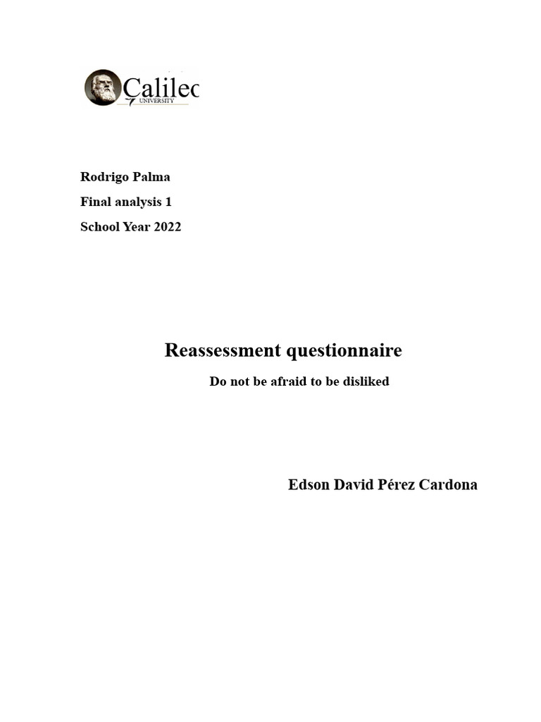 Adlerian Psychology Reassessment Guide | PDF | Liberal Arts Education ...