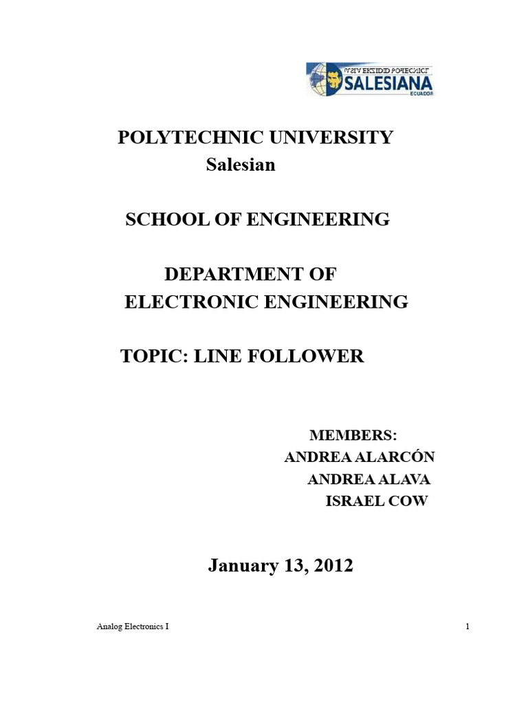 Line Follower Robot Design Guide | PDF | Transistor | Electronics
