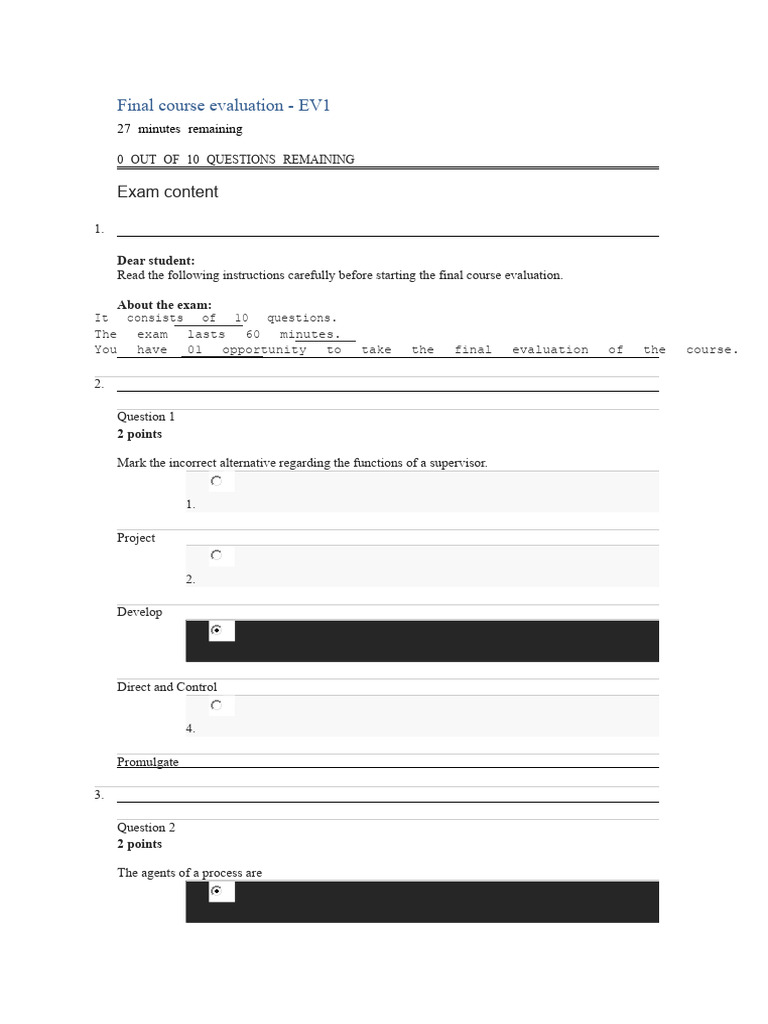 Final Course Evaluation | PDF | Statistics