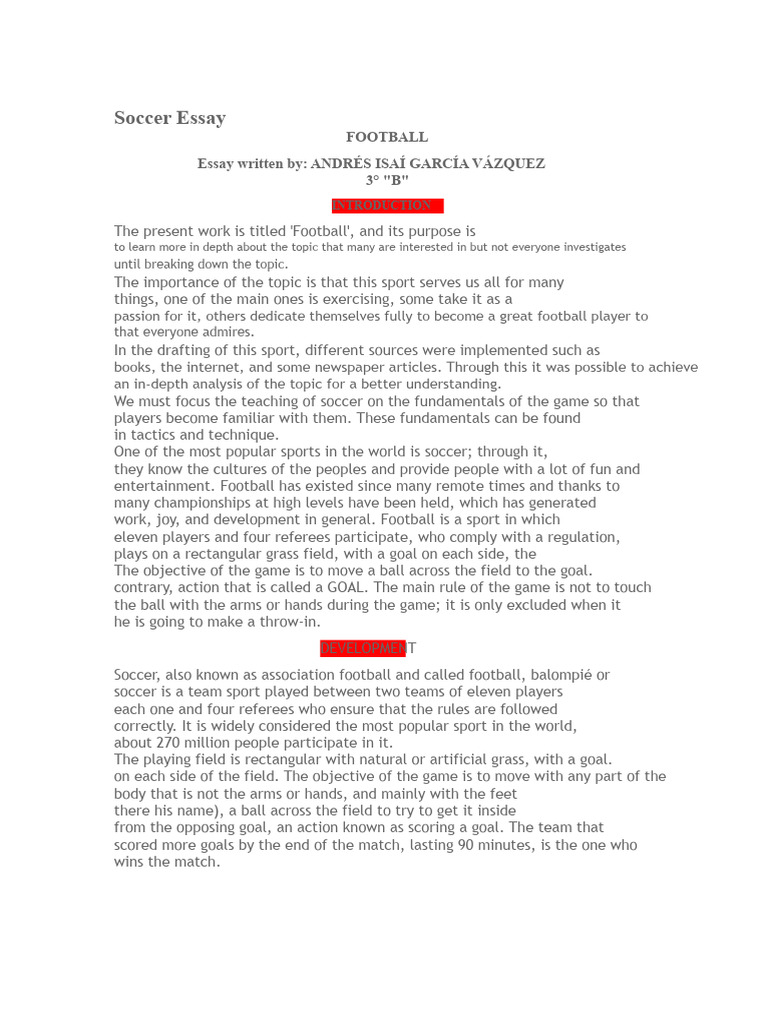 Understanding Soccer: A Comprehensive Guide | PDF | Association ...