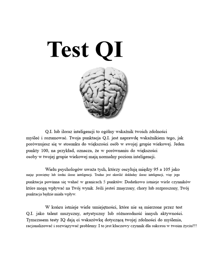 Test IQ | PDF