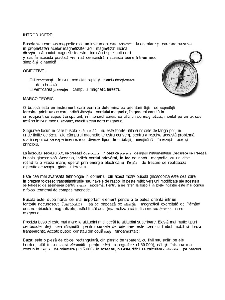 Busolă | PDF