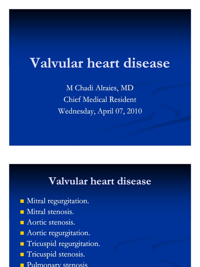 Valvular Heart Disease | Internal Medicine | Cardiology