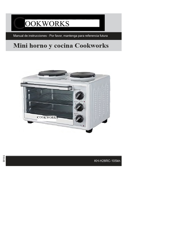 Horno Mini Cookworks | PDF | Estufa de cocina | Electrodoméstico