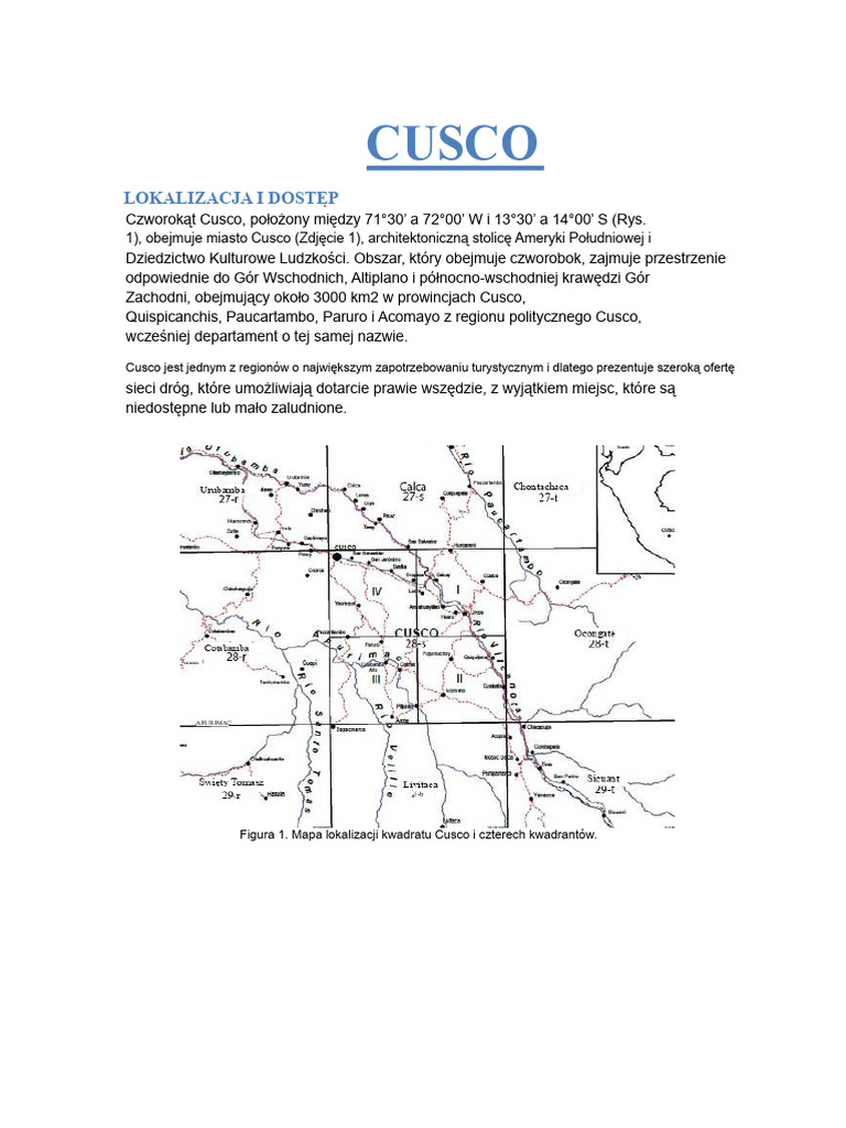 Geomorfologia Kusko | PDF