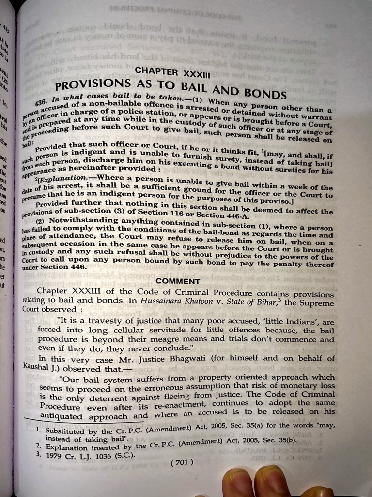 Bail and Bond Provisions Overview | PDF | Bail | Arrest